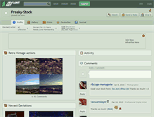 Tablet Screenshot of freaky-stock.deviantart.com