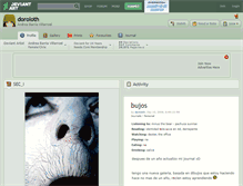 Tablet Screenshot of doroloth.deviantart.com