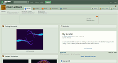 Desktop Screenshot of modern-antigone.deviantart.com