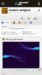 Mobile Screenshot of modern-antigone.deviantart.com