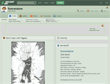 Tablet Screenshot of foreveralone.deviantart.com