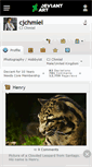 Mobile Screenshot of cjchmiel.deviantart.com