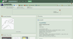 Desktop Screenshot of crystalwildfyr.deviantart.com
