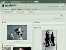 Tablet Screenshot of dreamzzzcatcher.deviantart.com