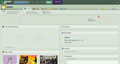 Desktop Screenshot of m0net.deviantart.com