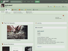 Tablet Screenshot of janis-pearl.deviantart.com