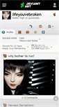 Mobile Screenshot of lifeyouvebroken.deviantart.com