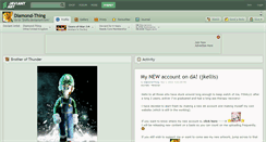 Desktop Screenshot of diamond-thing.deviantart.com