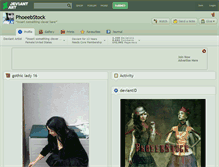 Tablet Screenshot of phoeebstock.deviantart.com