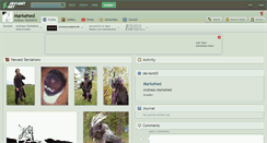 Desktop Screenshot of markehed.deviantart.com