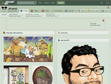 Tablet Screenshot of jriverol.deviantart.com