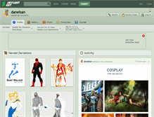 Tablet Screenshot of danelsan.deviantart.com