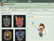 Tablet Screenshot of nikivandermosten.deviantart.com