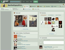 Tablet Screenshot of barefootgypsygirls.deviantart.com