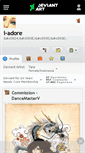 Mobile Screenshot of i-adore.deviantart.com