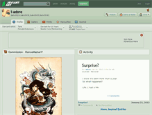 Tablet Screenshot of i-adore.deviantart.com