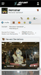 Mobile Screenshot of mercenar.deviantart.com