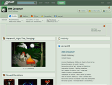 Tablet Screenshot of mm-dreamer.deviantart.com