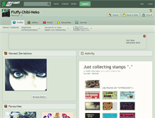 Tablet Screenshot of fluffy-chibi-neko.deviantart.com