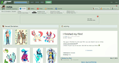 Desktop Screenshot of mohja.deviantart.com