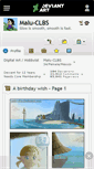 Mobile Screenshot of malu-clbs.deviantart.com