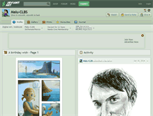 Tablet Screenshot of malu-clbs.deviantart.com