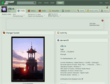 Tablet Screenshot of clic-n.deviantart.com