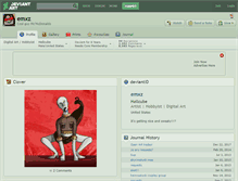 Tablet Screenshot of emxz.deviantart.com