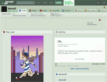 Tablet Screenshot of monodi.deviantart.com