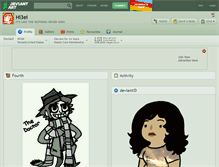Tablet Screenshot of hi3ei.deviantart.com