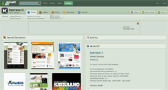 Desktop Screenshot of kserrano13.deviantart.com