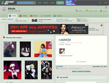 Tablet Screenshot of alkuto.deviantart.com