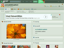 Tablet Screenshot of alexandresampaio.deviantart.com