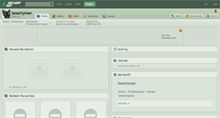 Desktop Screenshot of beasrtyman.deviantart.com
