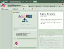 Tablet Screenshot of mylittleadoptable.deviantart.com