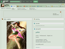Tablet Screenshot of griffiel.deviantart.com