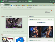 Tablet Screenshot of ladymulti.deviantart.com