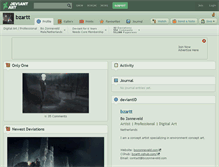 Tablet Screenshot of bzartt.deviantart.com