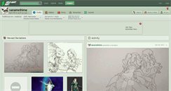 Desktop Screenshot of nanameihime.deviantart.com