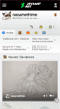Mobile Screenshot of nanameihime.deviantart.com