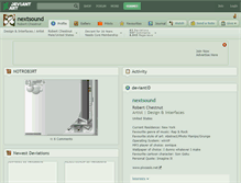 Tablet Screenshot of nextsound.deviantart.com