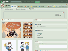 Tablet Screenshot of mang2.deviantart.com