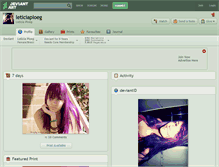 Tablet Screenshot of leticiaploeg.deviantart.com