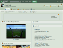 Tablet Screenshot of magomez.deviantart.com