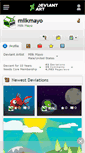 Mobile Screenshot of milkmayo.deviantart.com