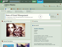 Tablet Screenshot of andrew-patsalou.deviantart.com