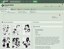Tablet Screenshot of kaysuki-black.deviantart.com