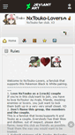 Mobile Screenshot of nxtouko-lovers.deviantart.com