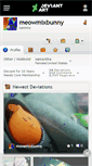 Mobile Screenshot of meowmixbunny.deviantart.com
