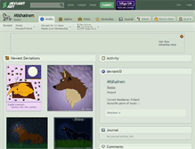 Tablet Screenshot of mishainen.deviantart.com